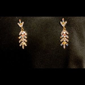 Multicolor bling earrings
